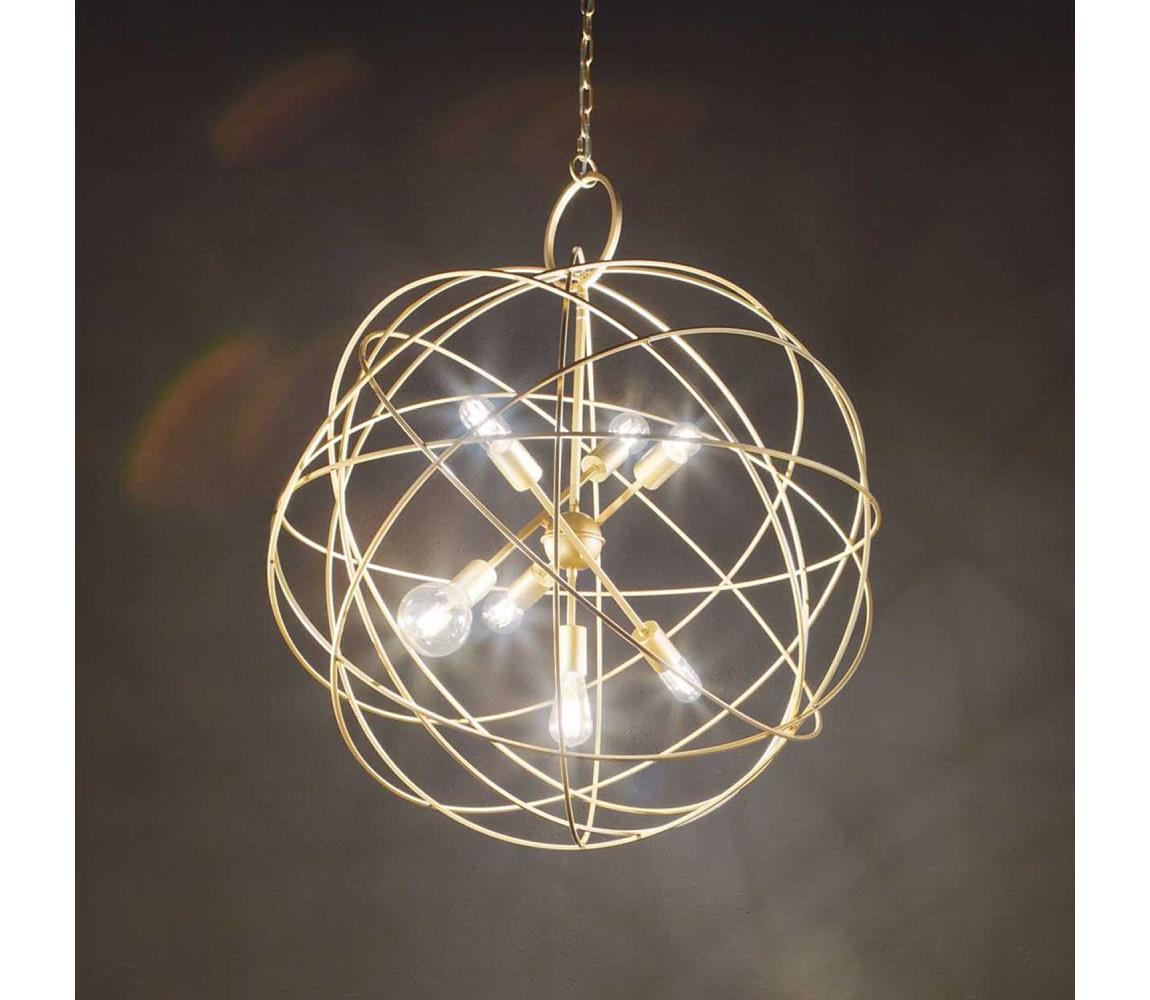 Ideal Lux - Żyrandol na lince KONSE 7xE27/60W/230V
