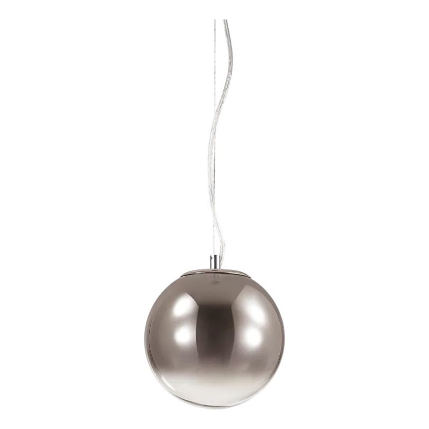 Ideal Lux - Żyrandol na lince MAPA 1xE27/42W/230V śr. 20 cm szary/dymny