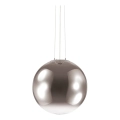 Ideal Lux - Żyrandol na lince MAPA 1xE27/42W/230V śr. 50 cm szary/dymny