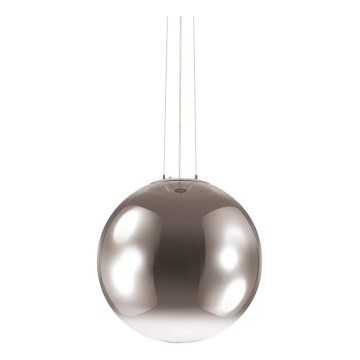 Ideal Lux - Żyrandol na lince MAPA 1xE27/42W/230V śr. 50 cm szary/dymny