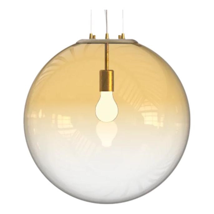Ideal Lux - Żyrandol na lince MAPA 1xE27/42W/230V śr. 50 cm złoty/dymny