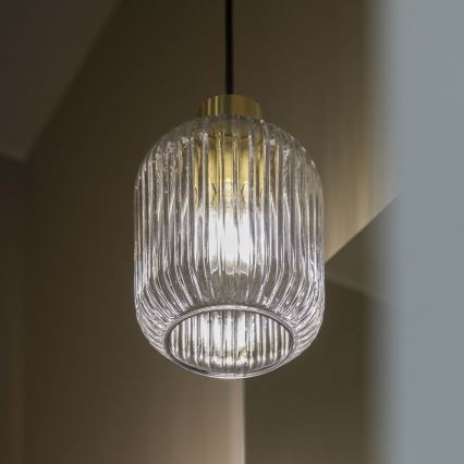 Ideal Lux - Żyrandol na lince MINT 1xE27/60W/230V śr. 20 cm przezroczysty