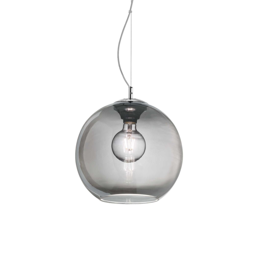 Ideal Lux - Żyrandol na lince NEMO 1xE27/42W/230V śr. 30 cm dymna