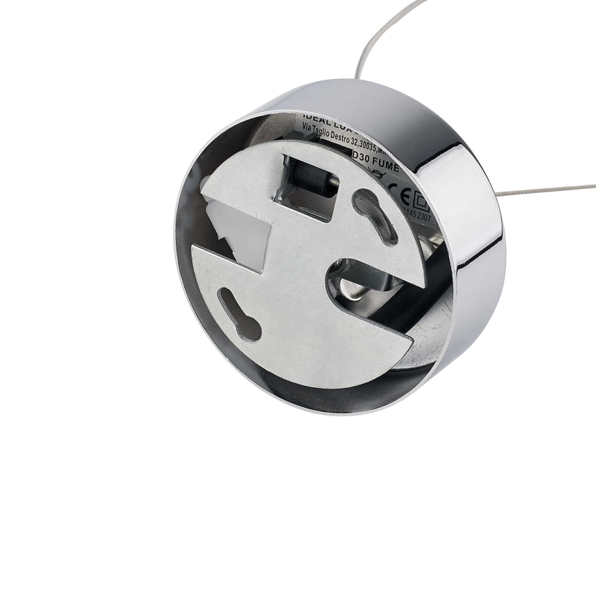 Ideal Lux - Żyrandol na lince NEMO 1xE27/42W/230V śr. 30 cm dymna