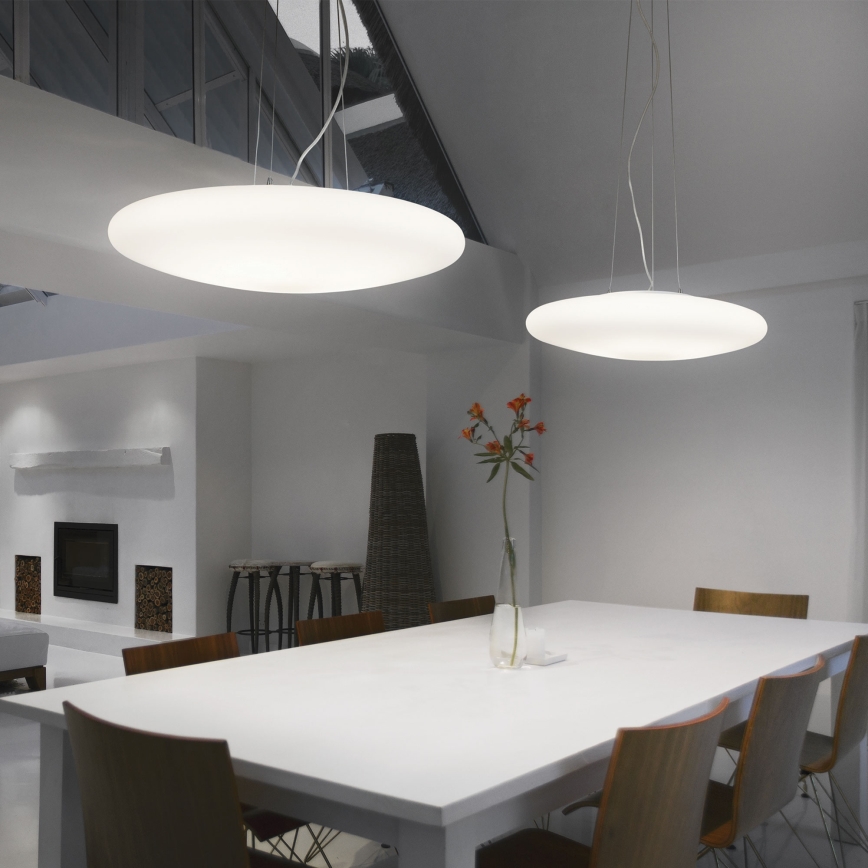 Ideal Lux - Żyrandol na lince SMARTIES 5xE27/42W/230V śr. 60 cm biały