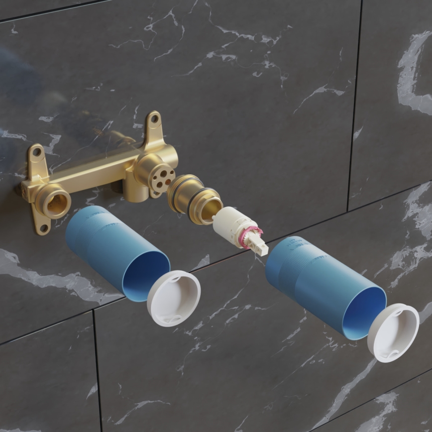 Ideal Standard A1313NU - Element montażowy do baterii umywalkowej podtynkowej, niebieski