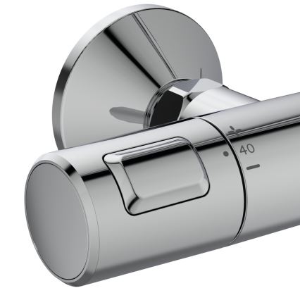 Ideal Standard A7208AA - Zestaw prysznicowy z baterią termostatyczną CERATHERM T25, błyszczący chrom