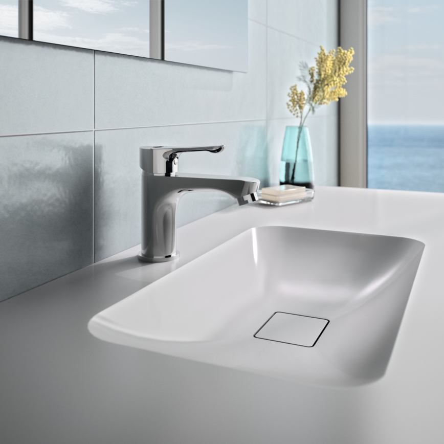 Ideal Standard BC552AA - bateria umywalkowa ALPHA 13,6 cm błyszczący chrom