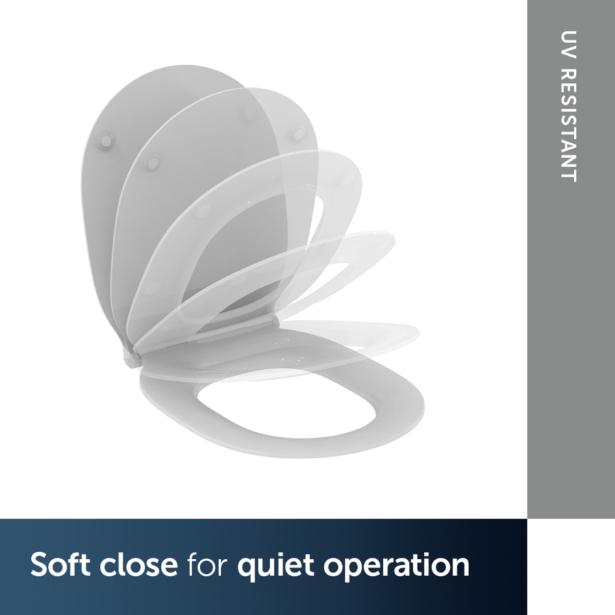 Ideal Standard E036601 - deska sedesowa SoftClose CONNECT AIR, biała