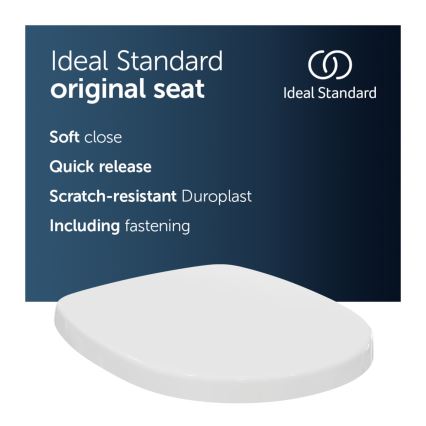 Ideal Standard E712701 - Deska sedesowa SoftClose CONNECT biała