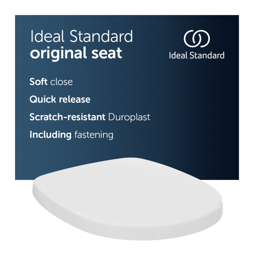Ideal Standard E712701 - Deska sedesowa SoftClose CONNECT biała