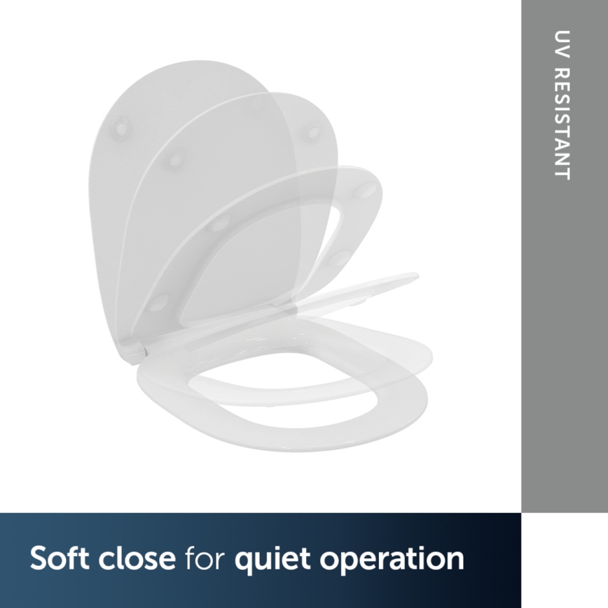 Ideal Standard E772401 - Deska sedesowa SoftClose CONNECT biała