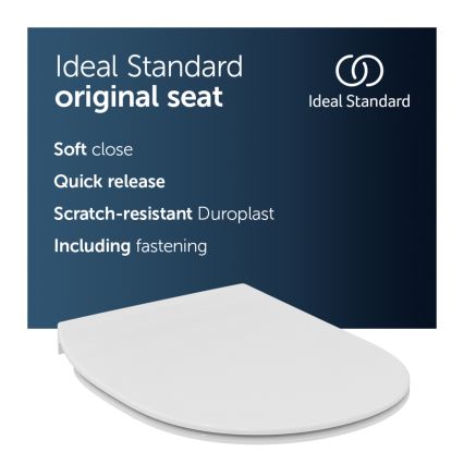Ideal Standard E772401 - Deska sedesowa SoftClose CONNECT biała