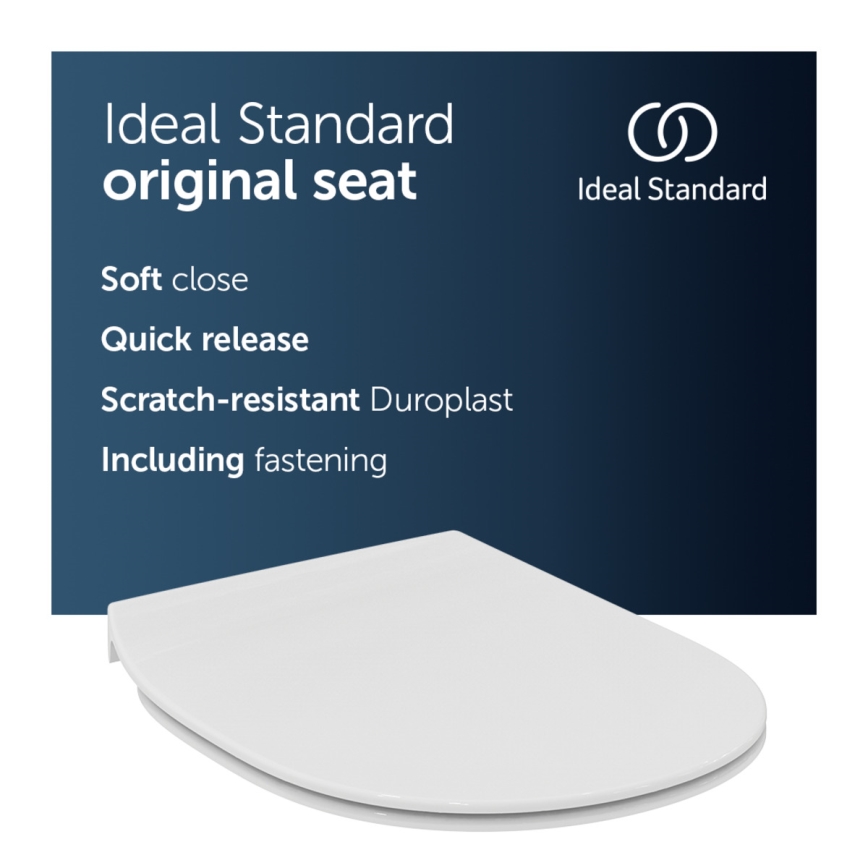 Ideal Standard E772401 - Deska sedesowa SoftClose CONNECT biała
