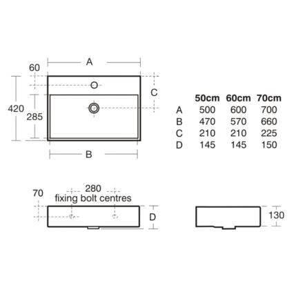 Ideal Standard K077701 - Umywalka wisząca STRADA 50x42 cm ceramika/biała
