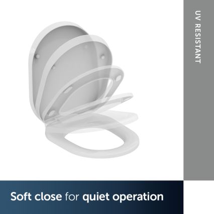 Ideal Standard K706101 - Deska sedesowa SoftClose TONIC biała