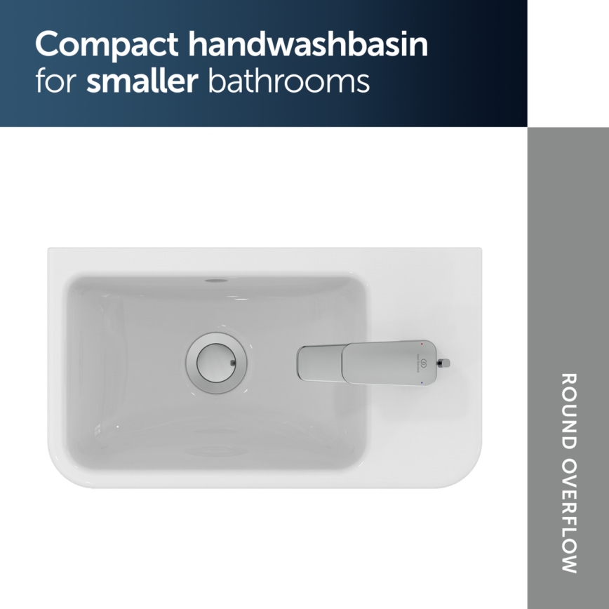 Ideal Standard T458601 -  Umywalka wisząca I.LIFE S 45x25 cm ceramika/biała