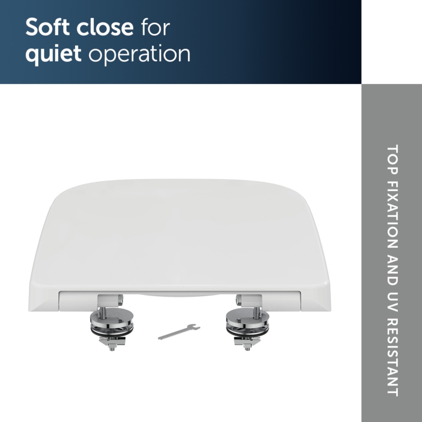 Ideal Standard T468301 - Deska sedesowa SoftClose I.LIFE B biała