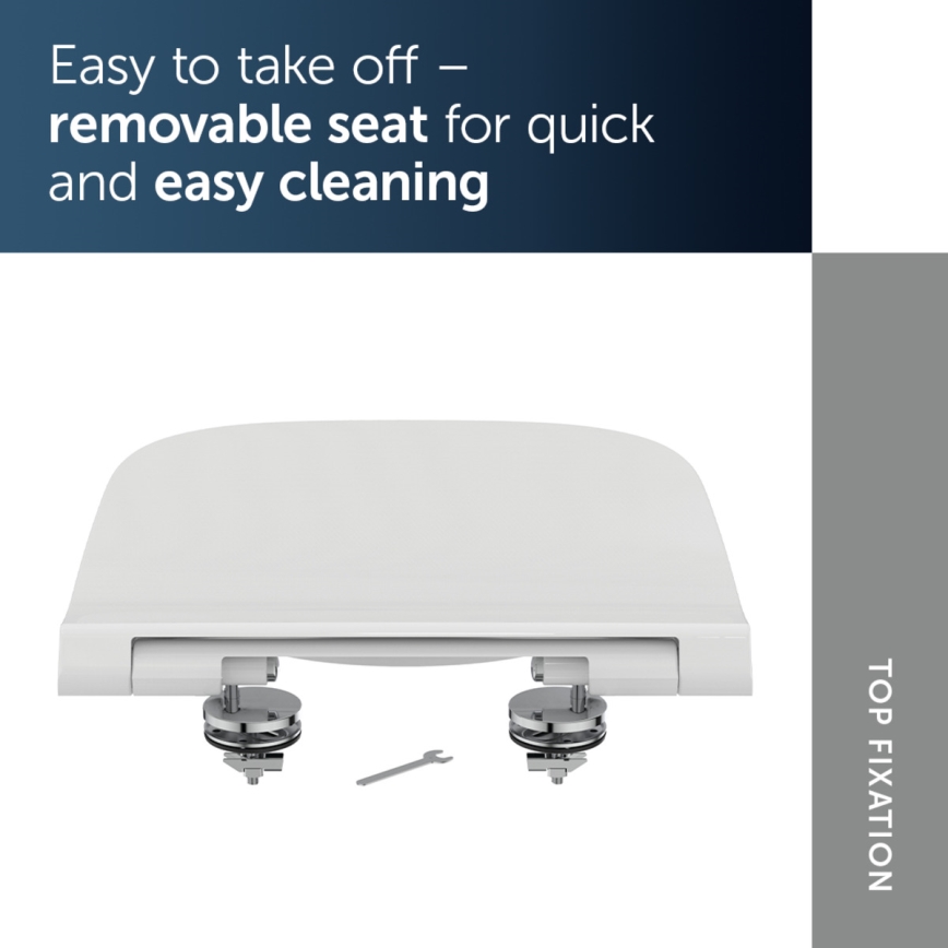 Ideal Standard T500301 - deska sedesowa SoftClose I.LIFE B biała