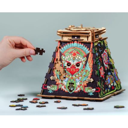 iDventure - Drewniane puzzle Piramida Słońce
