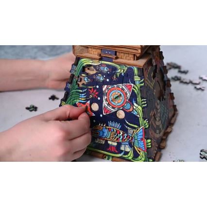 iDventure - Drewniane puzzle Piramida Słońce