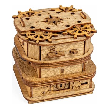 iDventure - Drewniane puzzle Pudełko Davy'ego Jonesa
