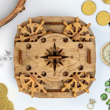 iDventure - Drewniane puzzle Pudełko Davy'ego Jonesa