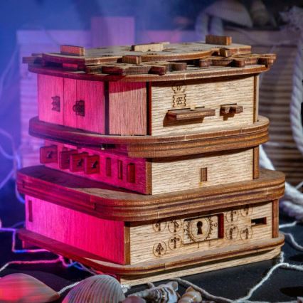 iDventure - Drewniane puzzle Pudełko Davy'ego Jonesa
