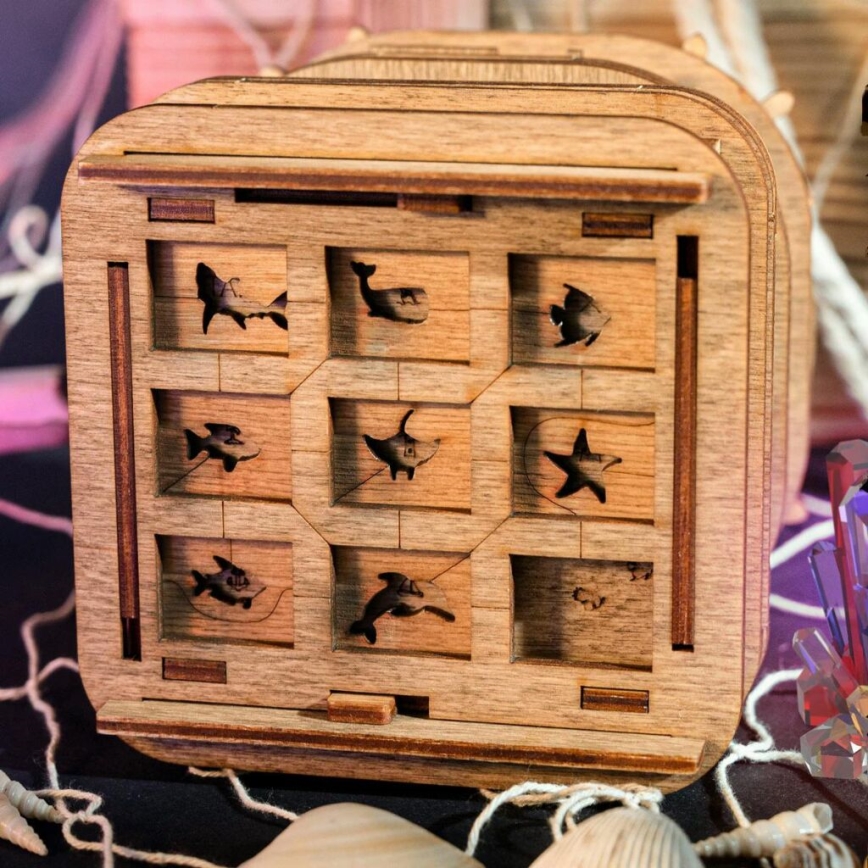 iDventure - Drewniane puzzle Pudełko Davy'ego Jonesa