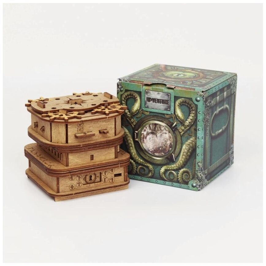iDventure - Drewniane puzzle Pudełko Davy'ego Jonesa