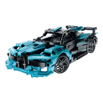 iM.Master - Zestaw konstrukcyjny: samochód, 439 elementów, zasilanie 3× AAA, pilot zdalnego sterowania