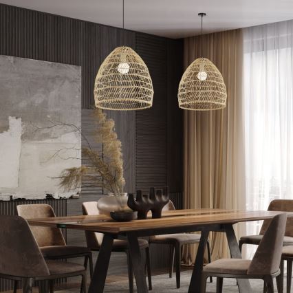 Lampa wisząca na lince BOHO DELICADO 1xE27/40W/230V śr. 38 cm