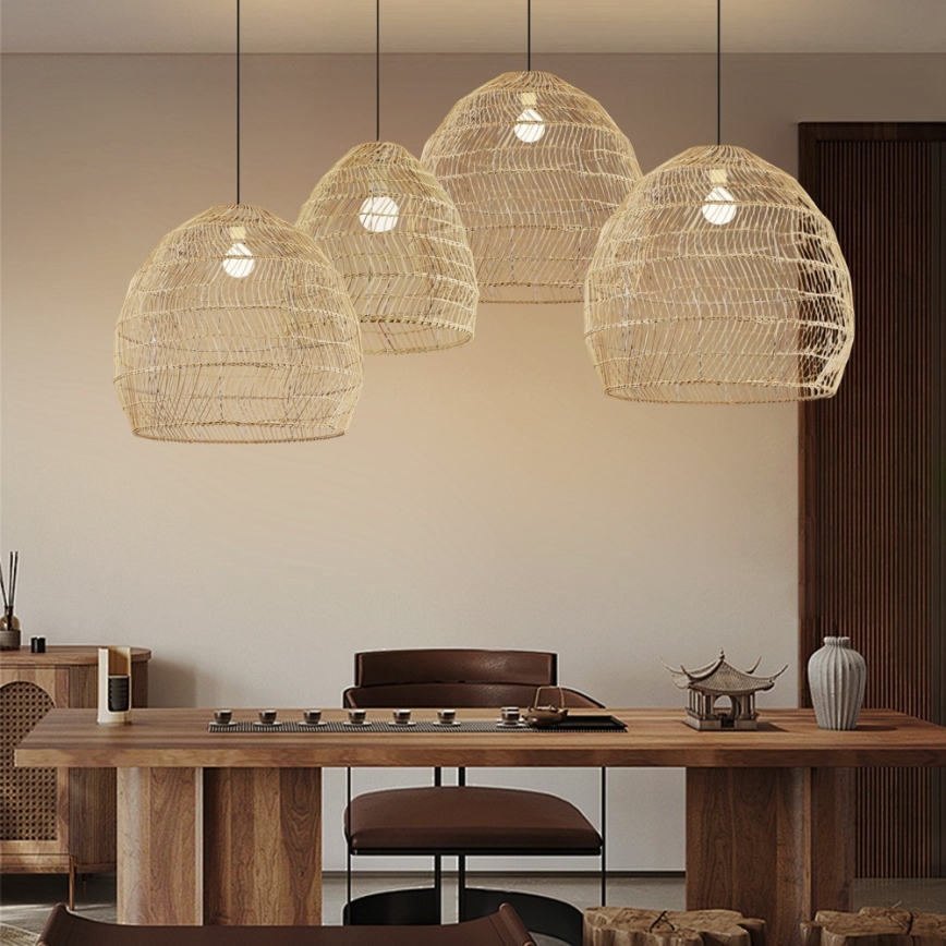 Lampa wisząca na lince BOHO DELICADO 1xE27/40W/230V śr. 60 cm