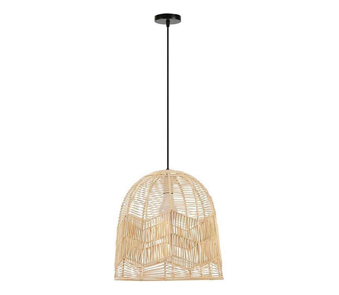 08262L - Żyrandol na lince PELO 1xE27/40W/230V śr. 40 cm rattan