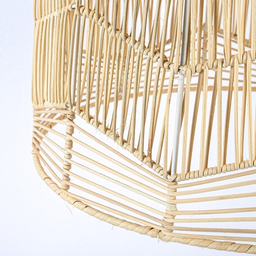 Żyrandol na lince PELO 1xE27/40W/230V śr. 50 cm rattan