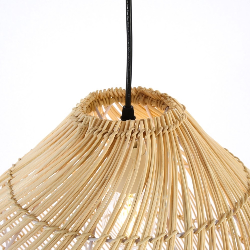 Żyrandol na lince PELO 1xE27/40W/230V śr. 40 cm rattan