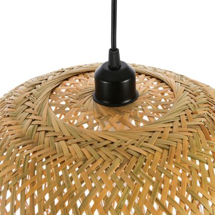 Żyrandol na lince HILO 1xE27/40W/230V śr. 45 cm bambus