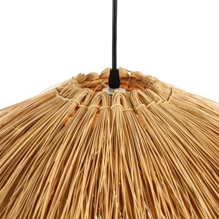 Żyrandol na lince NATURALEZA 1xE27/40W/230V śr. 55 cm rattan