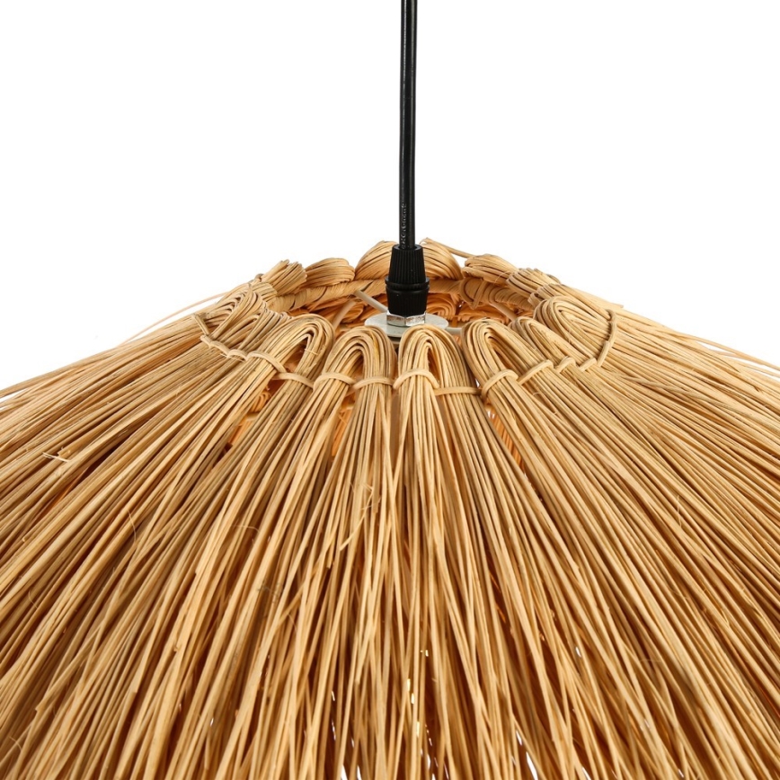 Żyrandol na lince NATURALEZA 1xE27/40W/230V śr. 55 cm rattan