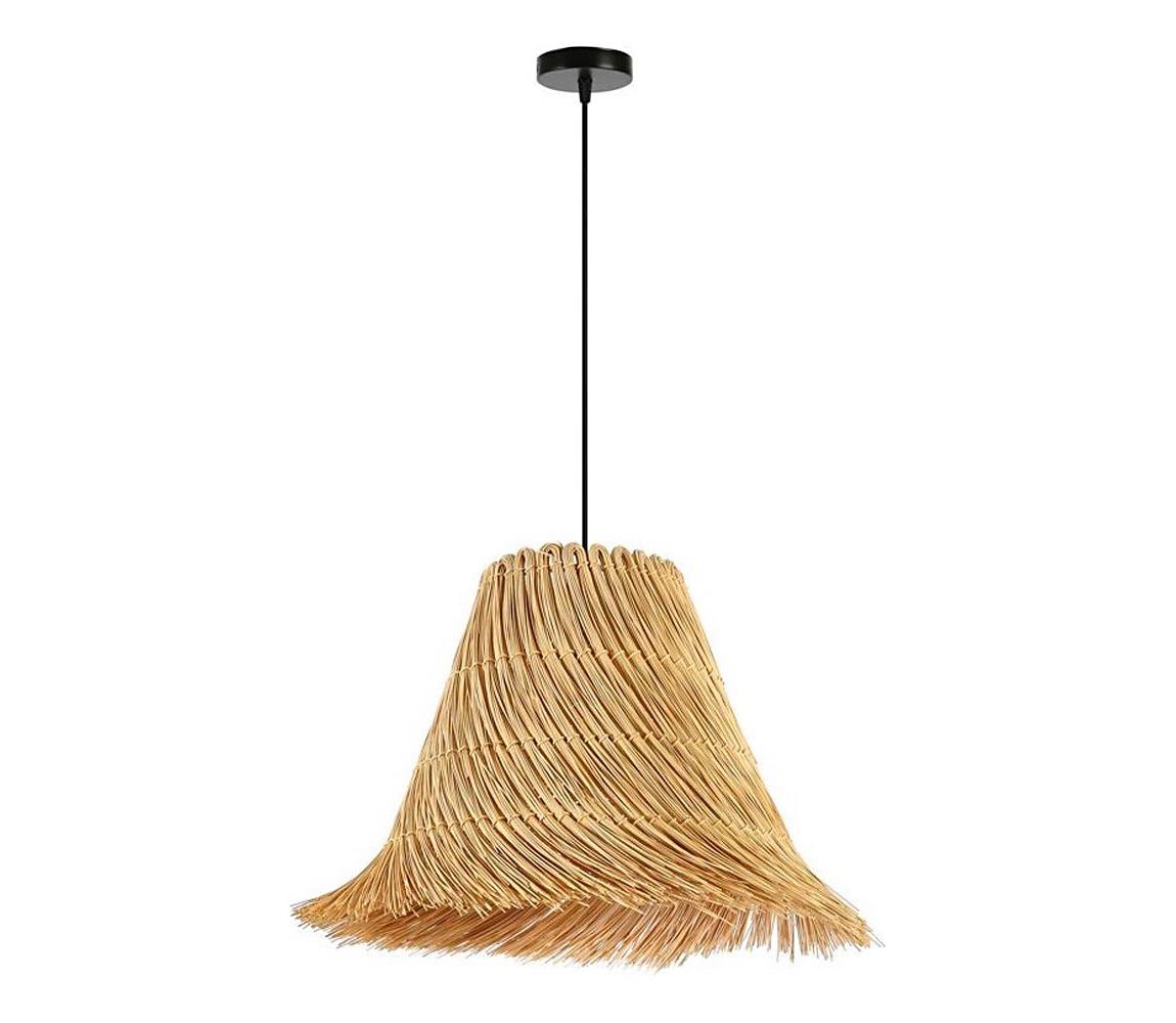 08273L - Żyrandol na lince NATURALEZA 1xE27/40W/230V śr. 45 cm rattan