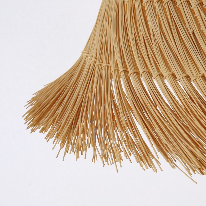 Żyrandol na lince NATURALEZA 1xE27/40W/230V śr. 45 cm rattan
