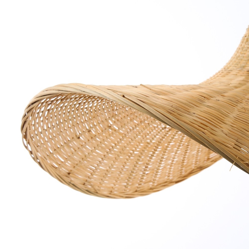 Immax 08289L - Żyrandol na lince SOMBRERO 1xE27/40W/230V śr. 70 cm rattan