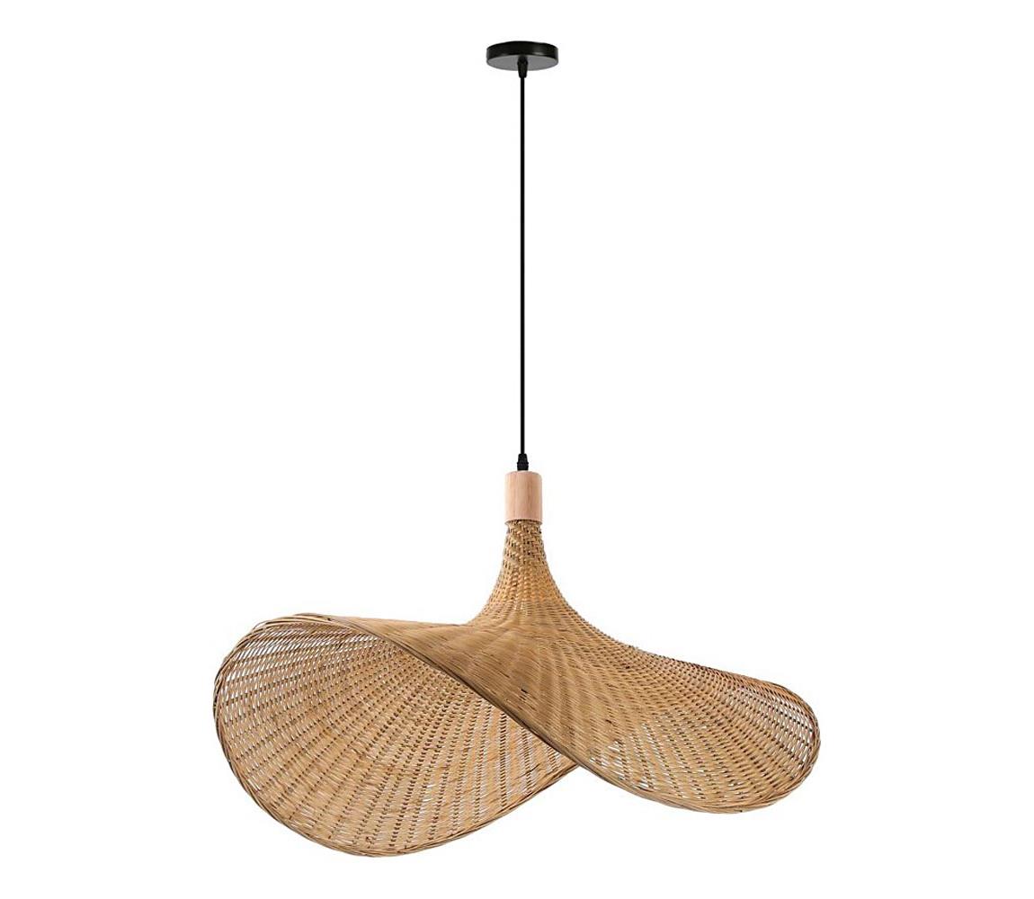 08290L - Żyrandol na lince SOMBRERO 1xE27/40W/230V śr. 80 cm rattan