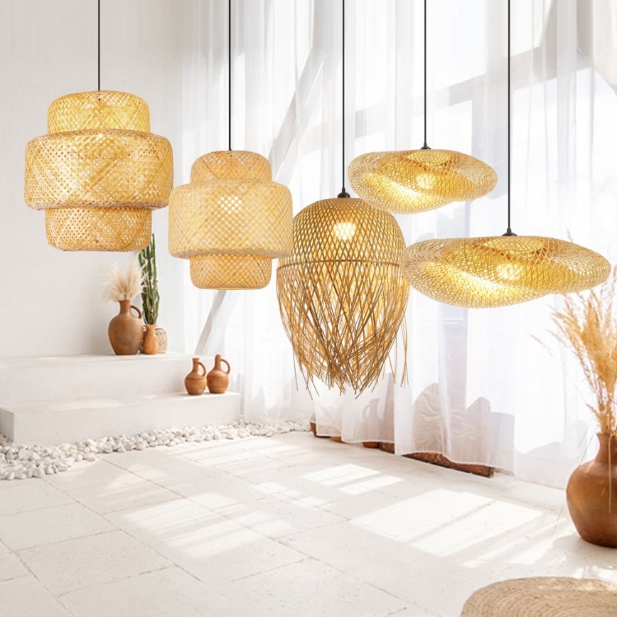 Lampa sufitowa BOHO HILO 1xE27/40W/230V śr. 60 cm