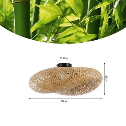 Lampa sufitowa BOHO HILO 1xE27/40W/230V śr. 60 cm