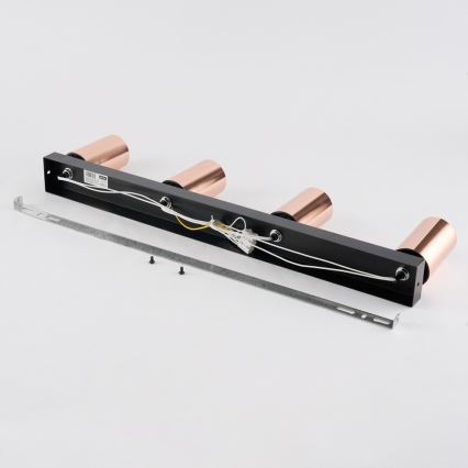 Oprawa punktowa PUNTO 4xGU10/9W/230V różowe złoto