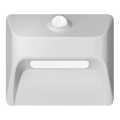 Immax 08308L - Ładowalna oprawa schodowa LED z czujnikiem ruchu i zmierzchu STEP LIGHT LED/0,3W/3,7V 2200 mAh IP53 biała
