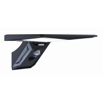 LED Kinkiet solarny z czujnikiem LED/2,6W/5,5V IP65 1800 mAh czarny
