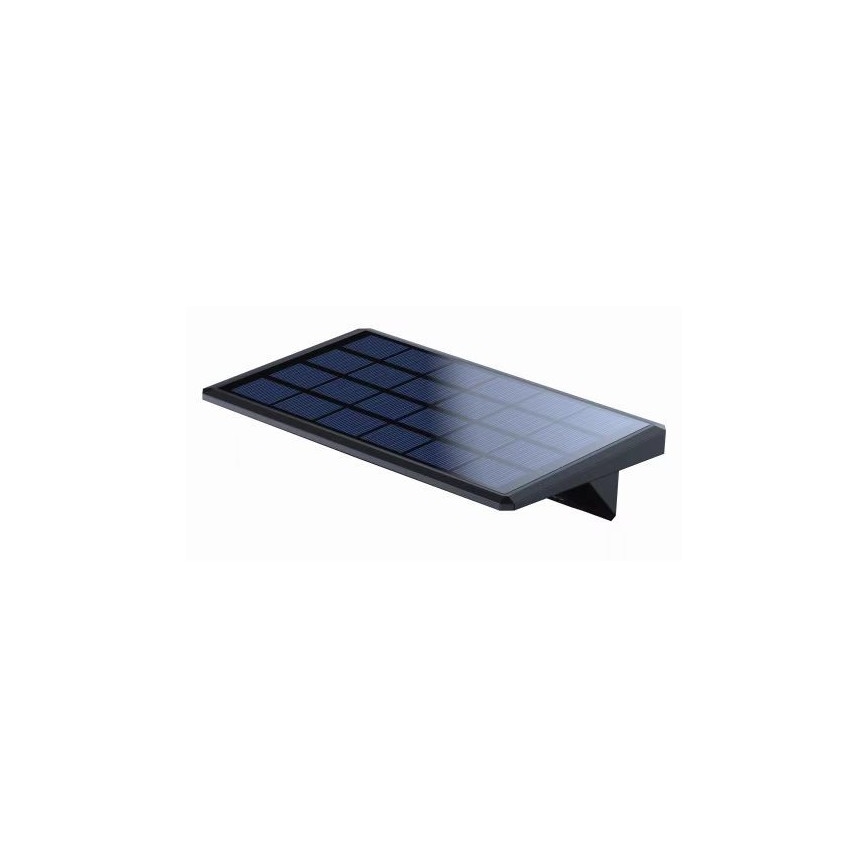 LED Kinkiet solarny z czujnikiem LED/2,6W/5,5V IP65 1800 mAh czarny