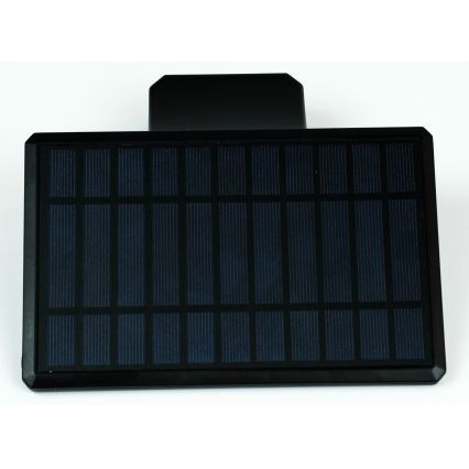 LED Kinkiet solarny z czujnikiem LED/2,6W/5,5V IP65 1800 mAh czarny